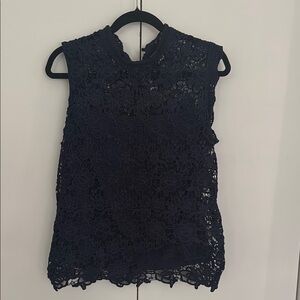 Nanette Lepore Midnight Lace Top